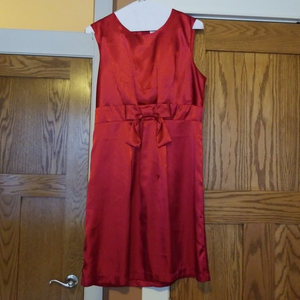 Red dress